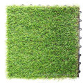 Faux Grass Tile Interlocking Grass Mat Clip Clack Deck Tile Grass